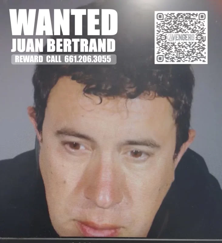 Juan Bertrand Wanted Fugitive - Reward for information leading to capture